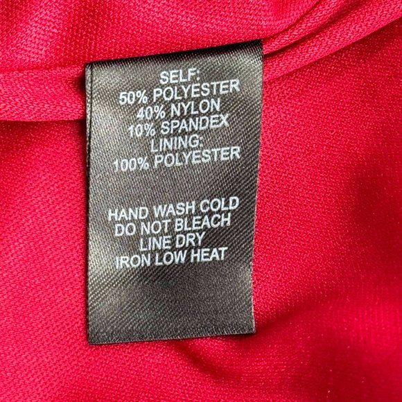 Lulus Women's Full Dress Skirt Red - Size Medium - Picture 4 of 7